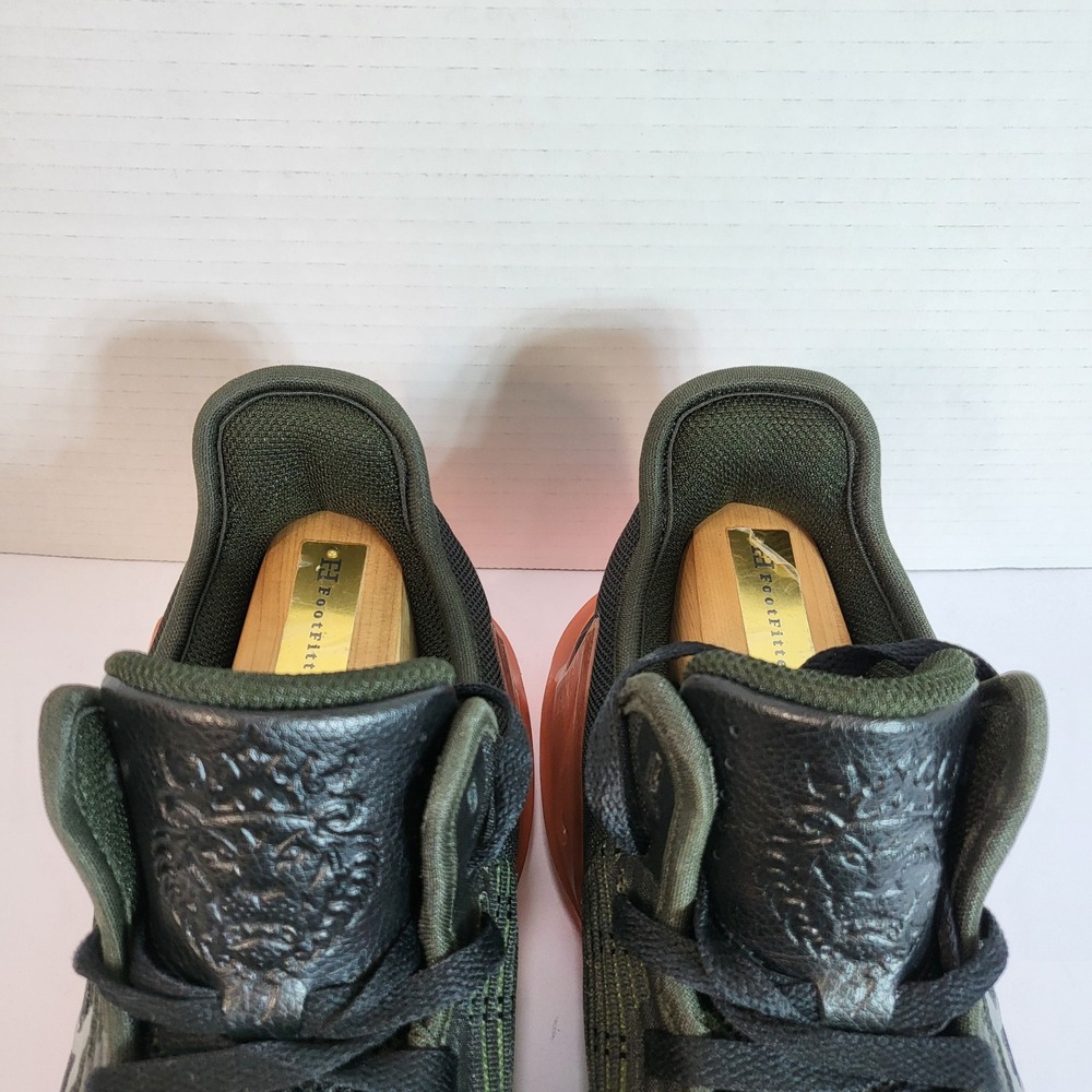 Nike LeBron Witness 6 VI Green Orange Mens Size 9.5 Basketball Shoes CZ4052-001 - Picture 5 of 11